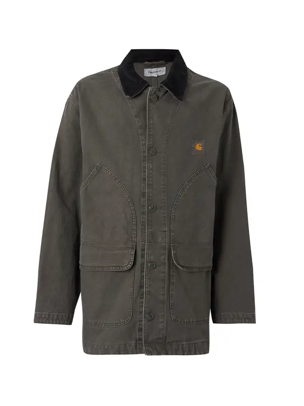 Carhartt WIP Carhartt WIP Prehodna jakna 'Prescott'  oliva / črna