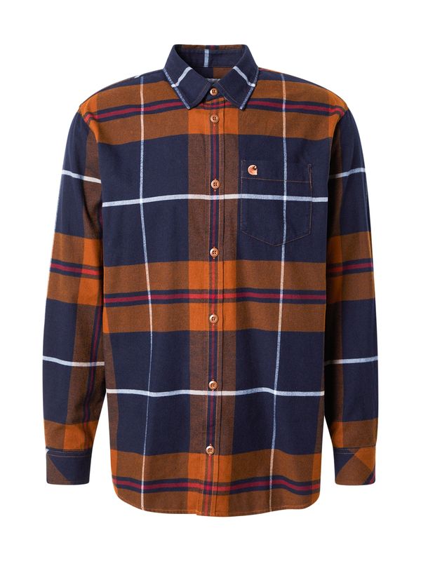 Carhartt WIP Carhartt WIP Srajca 'Garnett'  mornarska / oker / rdeča / bela