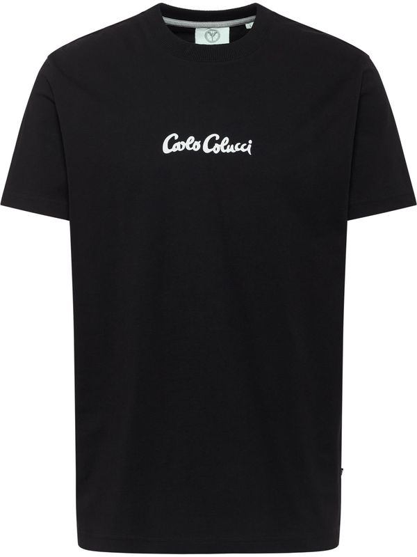 Carlo Colucci Carlo Colucci Majica 'Dinardo'  siva / temno siva / črna / bela