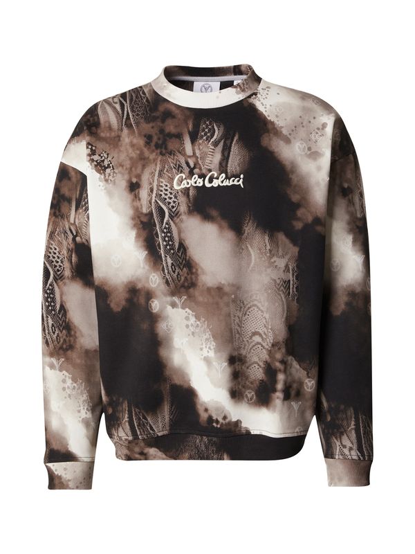 Carlo Colucci Carlo Colucci Majica  rjava / čokolada / črna / bela