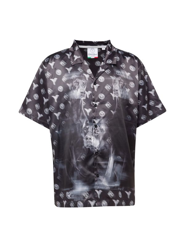 Carlo Colucci Carlo Colucci Srajca 'Dobermann'  siva / črna