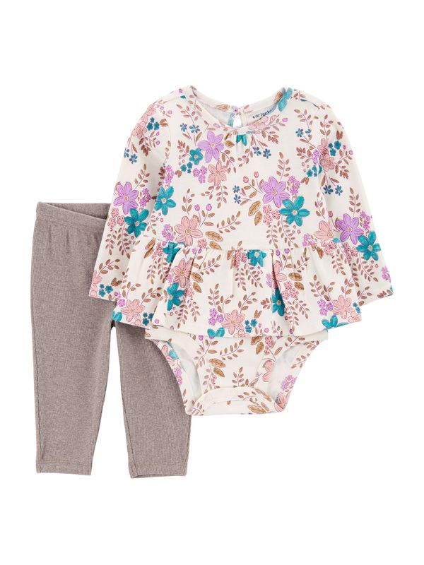 Carter's Carter's Komplet  slonovina / temno bež / turkizna / sivka