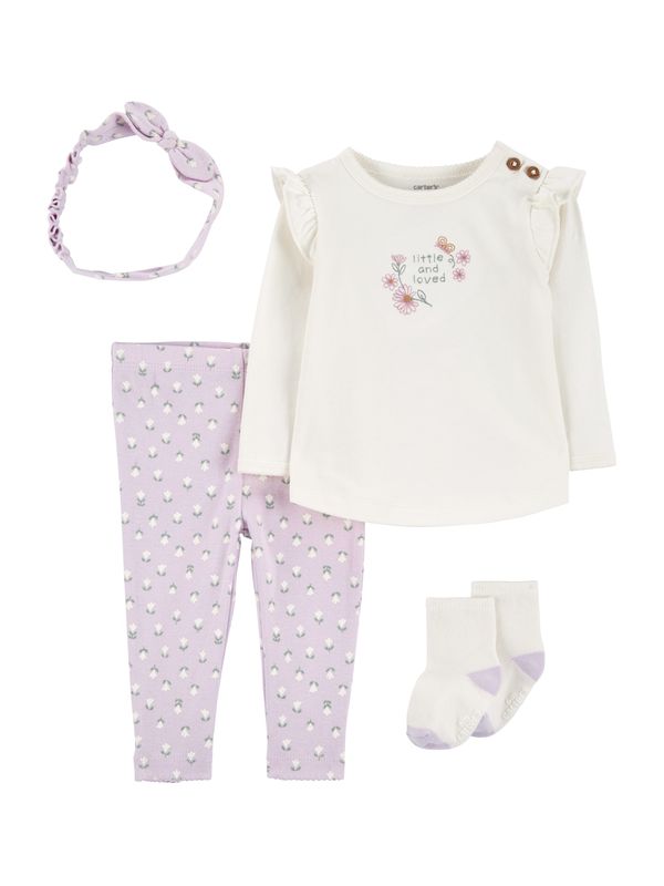 Carter's Carter's Komplet  smaragd / majnica / temno oranžna / off-bela