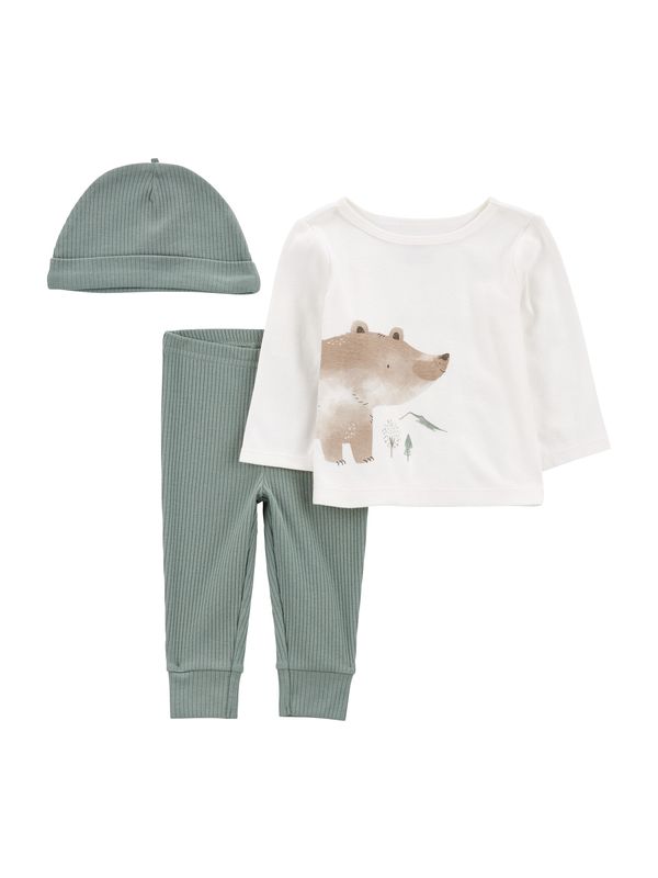 Carter's Carter's Komplet  svetlo rjava / pastelno zelena / bela