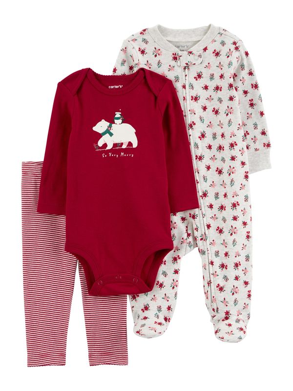 Carter's Carter's Komplet  zelena / rdeča / bela