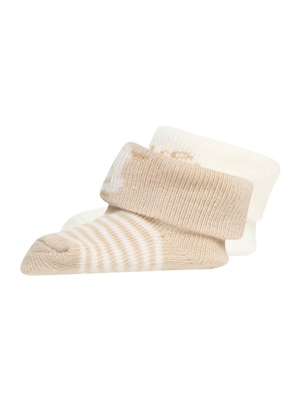 Carter's Carter's Nogavice  bež / volneno bela