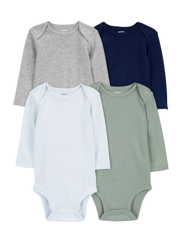 Carter's Carter's Pajac/bodi  marine / pegasto siva / jabolko / bela