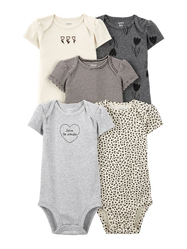 Carter's Carter's Pajac/bodi  svetlo bež / svetlo siva / temno siva / črna