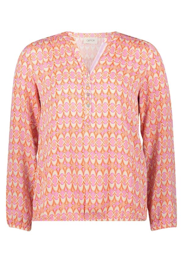 Cartoon Cartoon Bluza  svetlo bež / svetlo oranžna / temno oranžna / svetlo roza