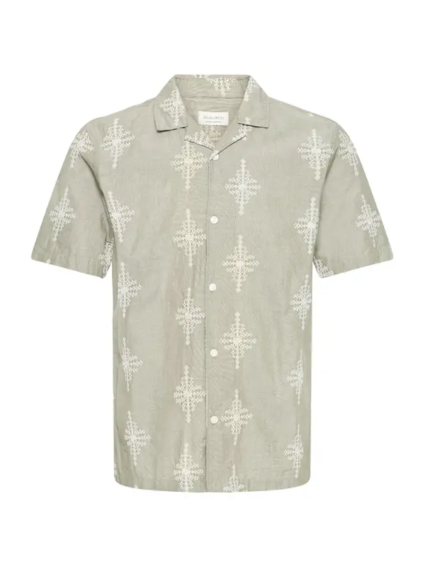 Casual Friday Casual Friday Srajca 'CFLEOPOLD'  pastelno zelena / bela