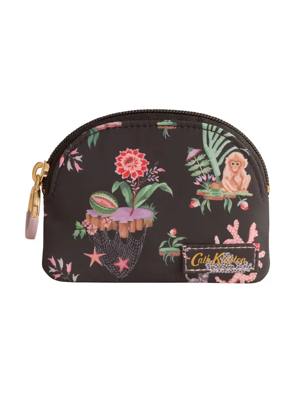 Cath Kidston Cath Kidston Denarnica  zelena / svetlo oranžna / roza / črna