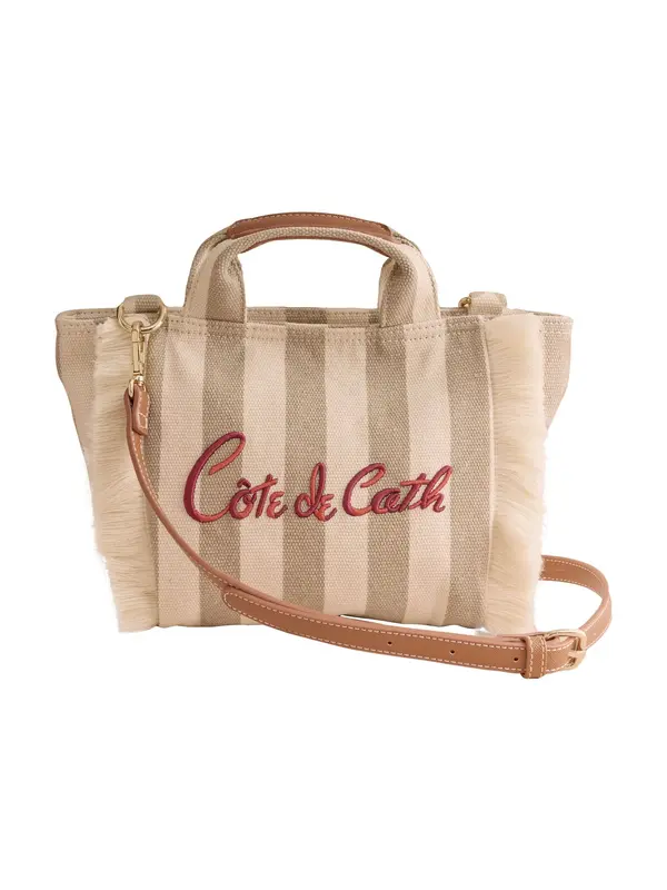 Cath Kidston Cath Kidston Nakupovalna torba  bež / temno bež / oranžna / temno roza