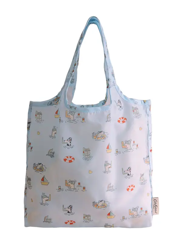Cath Kidston Cath Kidston Nakupovalna torba 'Cath Kidston'  bež / svetlo modra / rdeča / črna