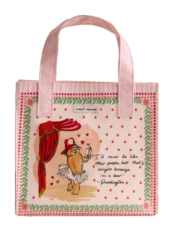 Cath Kidston Cath Kidston Nakupovalna torba  meta / roza / krvavo rdeča