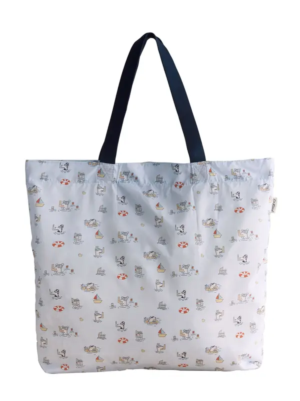 Cath Kidston Cath Kidston Nakupovalna torba  pastelno modra / rdeča / črna / bela
