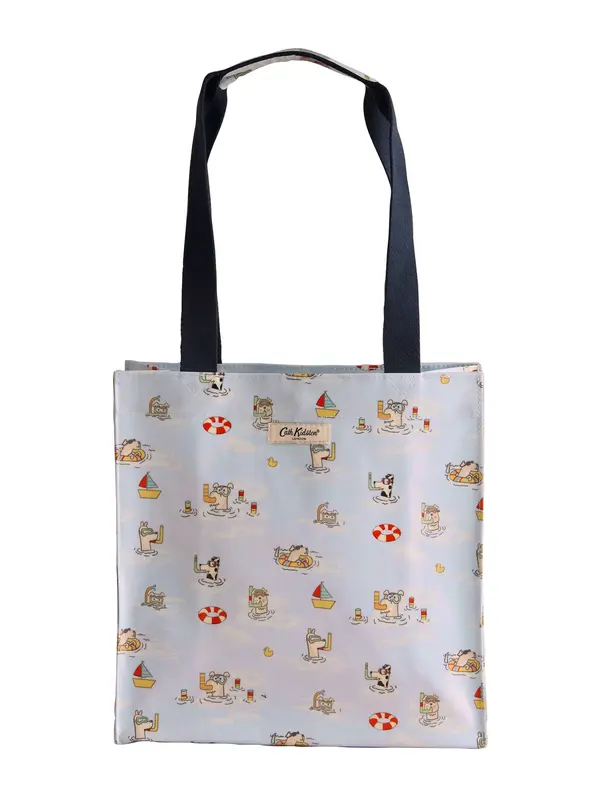 Cath Kidston Cath Kidston Nakupovalna torba  svetlo modra / rdeča / črna / bela