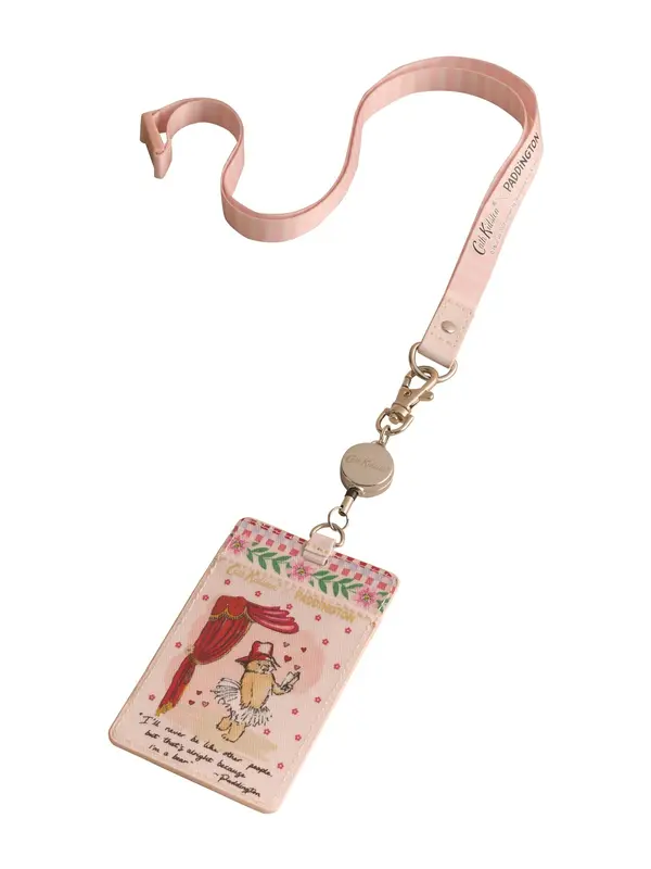 Cath Kidston Cath Kidston Obesek za ključe 'Paddington Blossom'  pastelno roza / rdeča / črna / bela