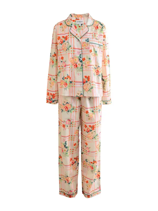 Cath Kidston Cath Kidston Pižama  petrol / meta / oranžna / staro roza