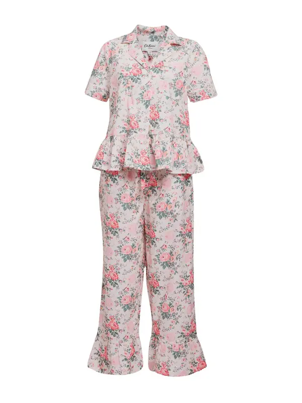 Cath Kidston Cath Kidston Pižama  zelena / roza / malina / bela
