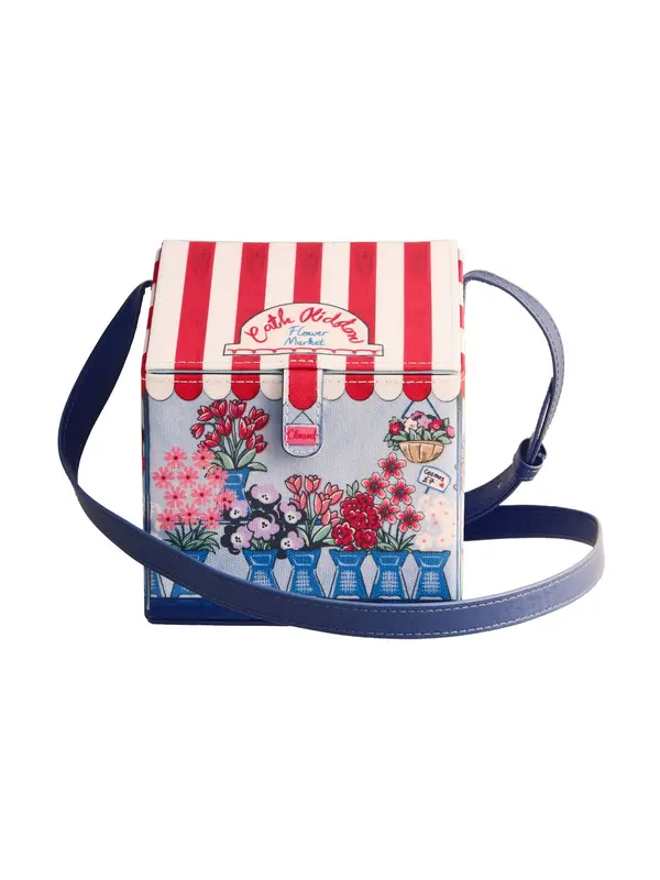Cath Kidston Cath Kidston Torba za čez ramo  svetlo bež / modra / svetlo lila / pitaja / rdeča / bela