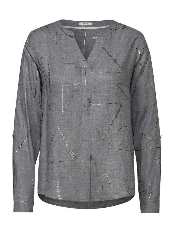 CECIL CECIL Bluza  zlata / temno siva