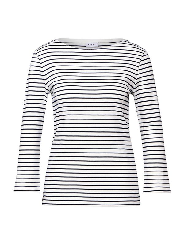 CECIL CECIL Majica  črna / bela