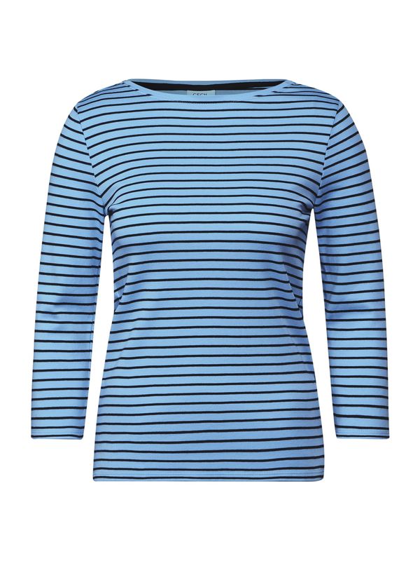 CECIL CECIL Majica  svetlo modra / črna