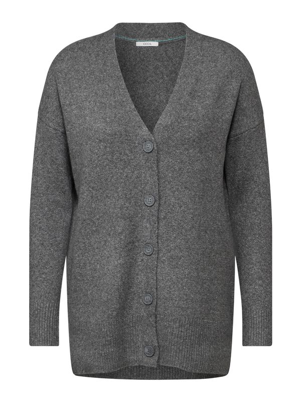CECIL CECIL Pletena jopa  temno siva