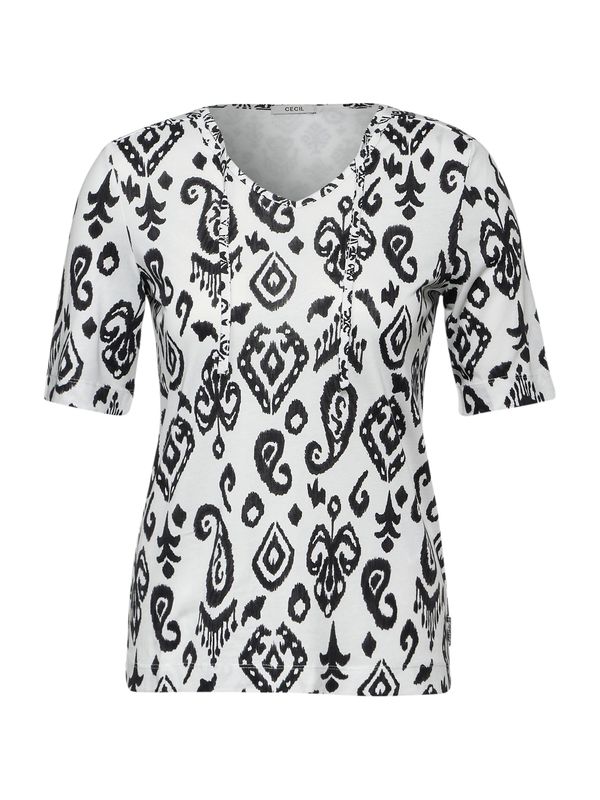 CECIL CECIL Tunika  črna / bela