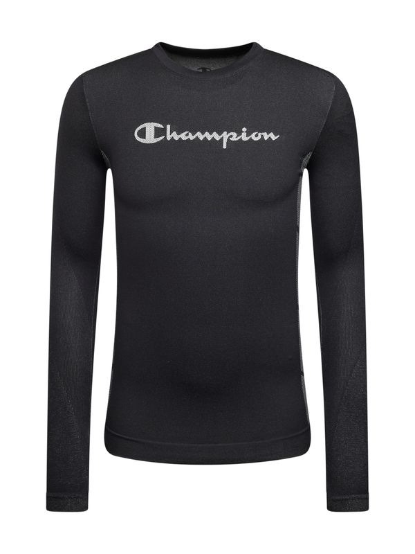 Champion Authentic Athletic Apparel Champion Authentic Athletic Apparel Funkcionalna majica  črna / bela