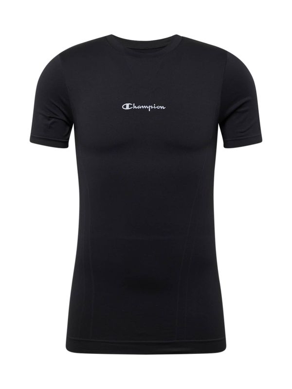 Champion Authentic Athletic Apparel Champion Authentic Athletic Apparel Funkcionalna majica  črna / off-bela