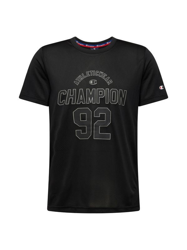 Champion Authentic Athletic Apparel Champion Authentic Athletic Apparel Funkcionalna majica  grafit / svetlo siva / melona / črna