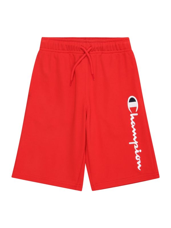 Champion Authentic Athletic Apparel Champion Authentic Athletic Apparel Hlače 'ICONS'  rdeča / črna / bela