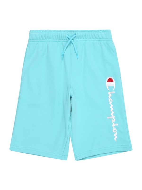 Champion Authentic Athletic Apparel Champion Authentic Athletic Apparel Hlače 'ICONS'  voda / krvavo rdeča / bela