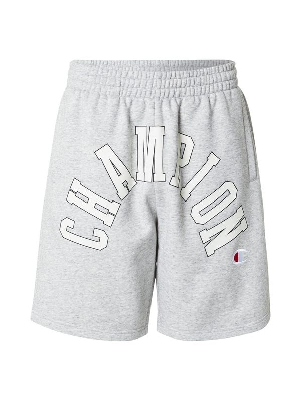 Champion Authentic Athletic Apparel Champion Authentic Athletic Apparel Hlače  svetlo siva / črna / bela