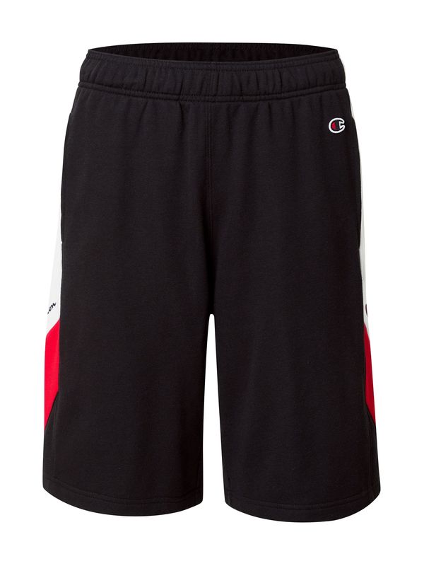 Champion Authentic Athletic Apparel Champion Authentic Athletic Apparel Hlače  živo rdeča / črna / bela