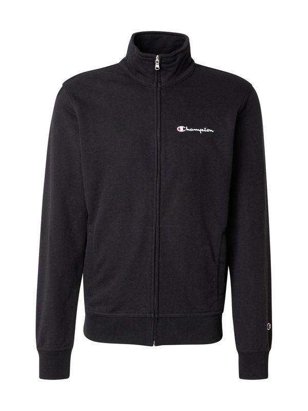 Champion Authentic Athletic Apparel Champion Authentic Athletic Apparel Jopa na zadrgo  črna / bela