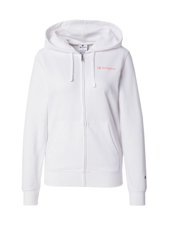 Champion Authentic Athletic Apparel Champion Authentic Athletic Apparel Jopa na zadrgo  losos / bela