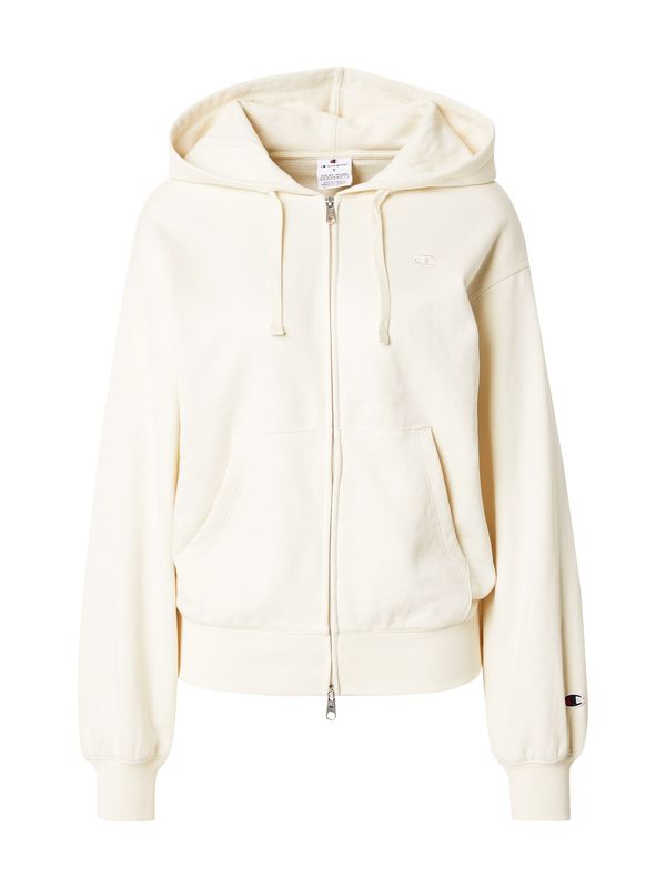 Champion Authentic Athletic Apparel Champion Authentic Athletic Apparel Jopa na zadrgo  naravno bela