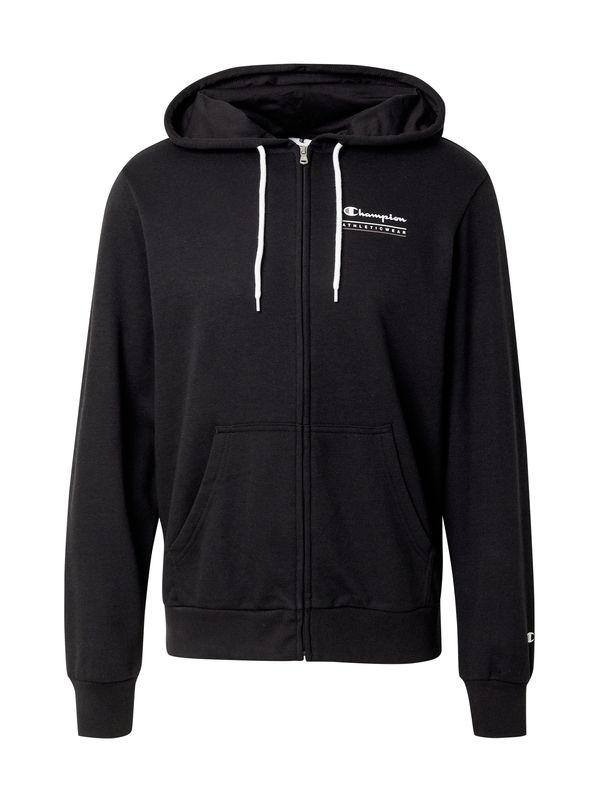 Champion Authentic Athletic Apparel Champion Authentic Athletic Apparel Jopa na zadrgo  temno siva / črna / bela