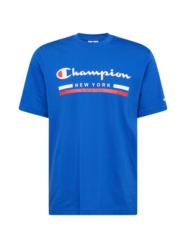 Champion Authentic Athletic Apparel Champion Authentic Athletic Apparel Majica  modra / rdeča / bela