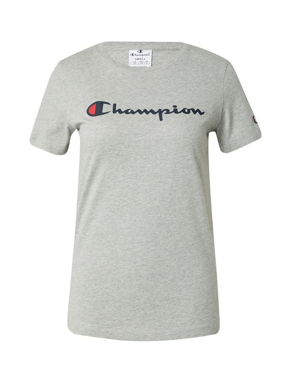 Champion Authentic Athletic Apparel Champion Authentic Athletic Apparel Majica  mornarska / pegasto siva / off-bela