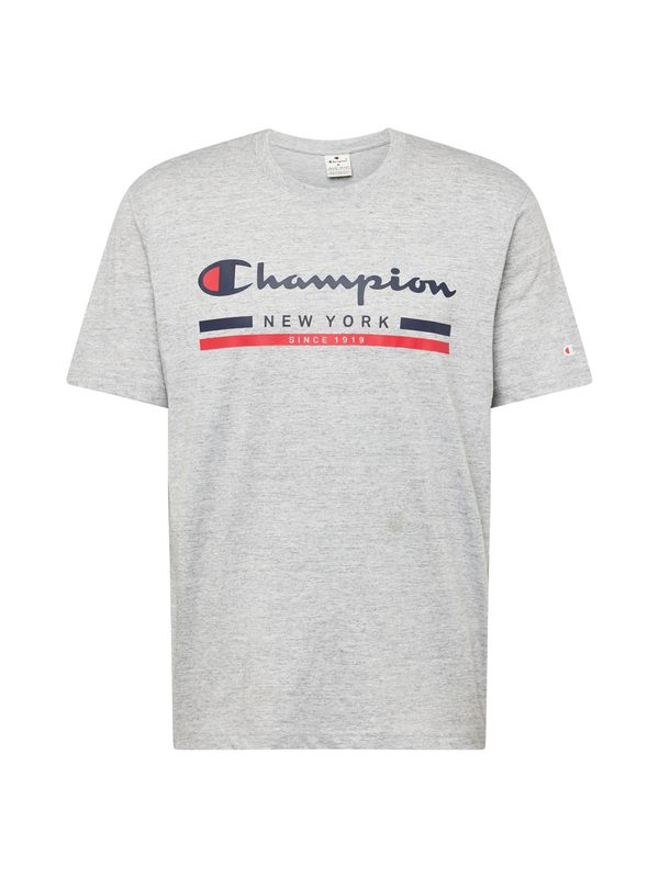 Champion Authentic Athletic Apparel Champion Authentic Athletic Apparel Majica  mornarska / pegasto siva / rdeča