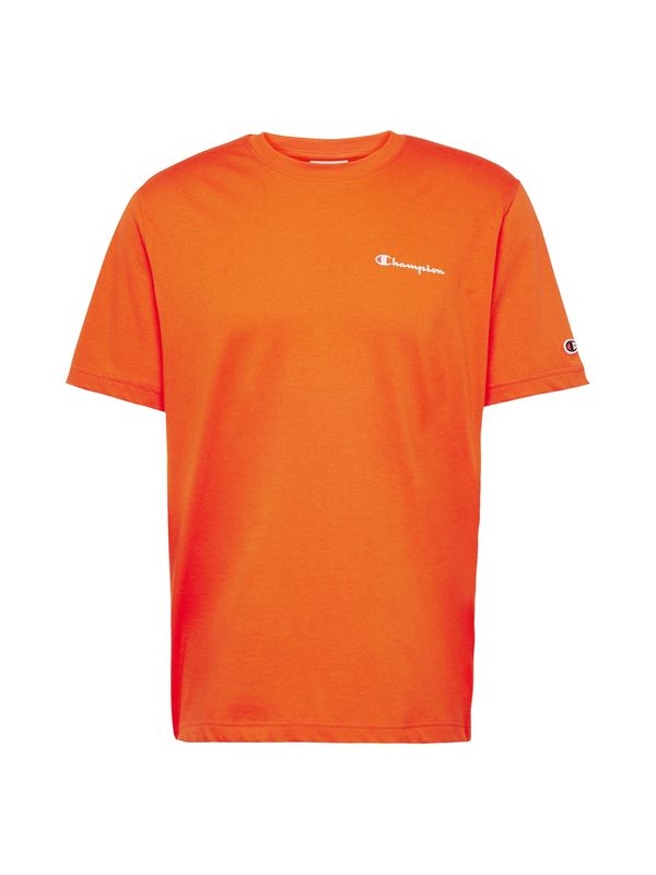 Champion Authentic Athletic Apparel Champion Authentic Athletic Apparel Majica  neonsko oranžna / bela