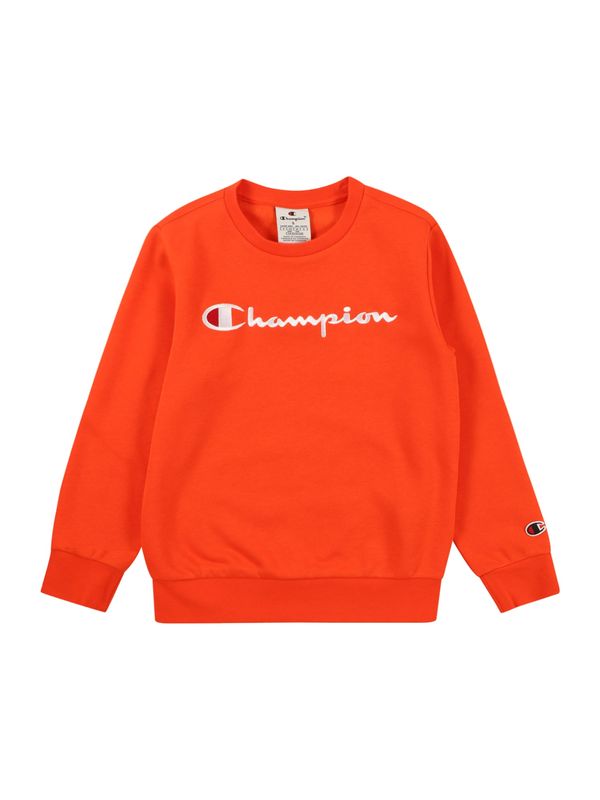 Champion Authentic Athletic Apparel Champion Authentic Athletic Apparel Majica  neonsko oranžna / rdeča / bela