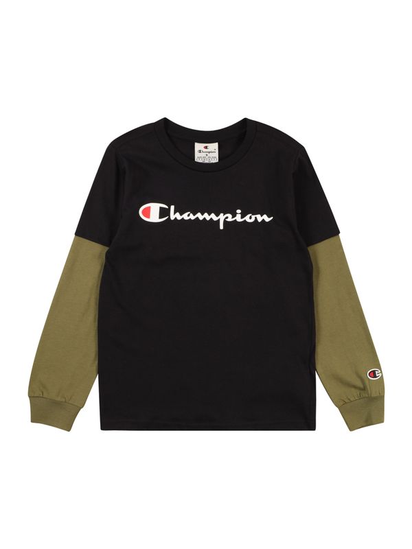 Champion Authentic Athletic Apparel Champion Authentic Athletic Apparel Majica  oliva / črna / bela