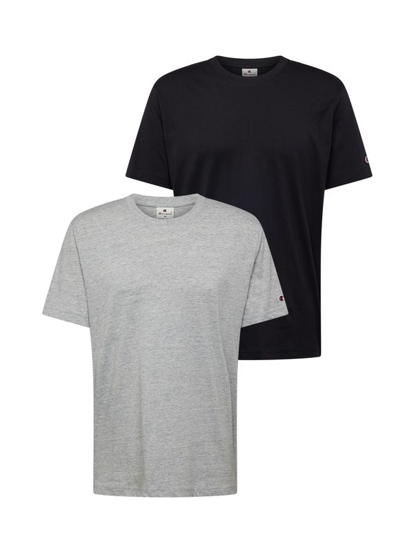 Champion Champion Authentic Athletic Apparel Majica  pegasto siva / črna