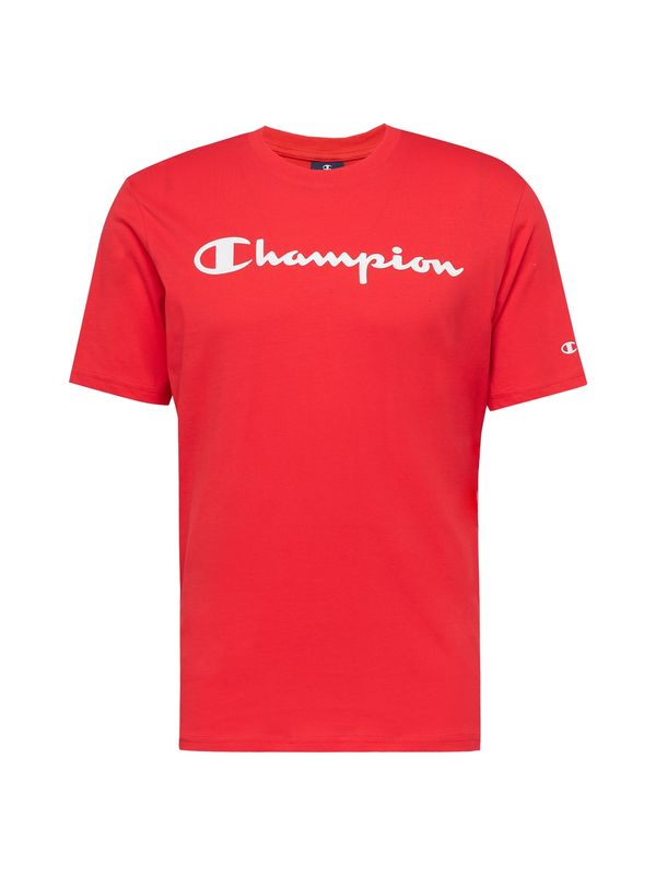 Champion Authentic Athletic Apparel Champion Authentic Athletic Apparel Majica  rdeča / bela