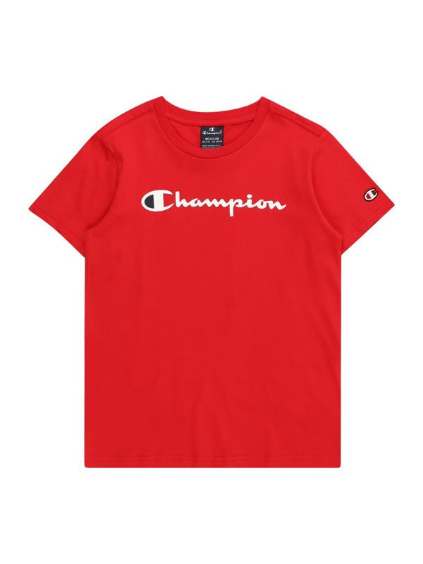 Champion Authentic Athletic Apparel Champion Authentic Athletic Apparel Majica  rdeča / črna / bela