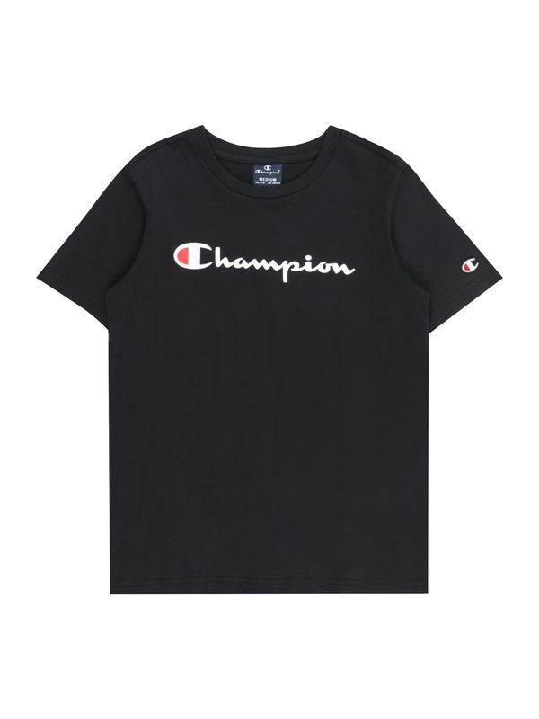 Champion Authentic Athletic Apparel Champion Authentic Athletic Apparel Majica  rdeča / črna / bela